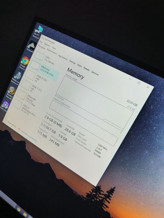 Sistem Gaming Complet – Ryzen 3 3100 | RX 6600 | 32GB RAM +monitor