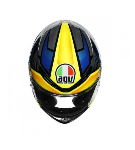 КАСКА AGV K-6 S Joan Black/Blue/Yellow