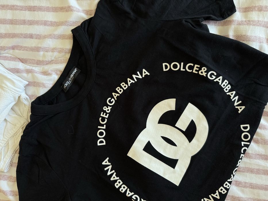 Черна тениска D&G