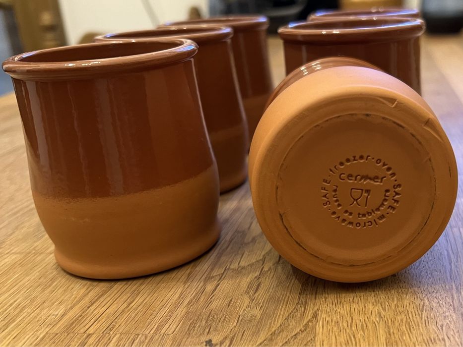 Set 6 pahare de ceramică cuptor/ microunde/ congelator