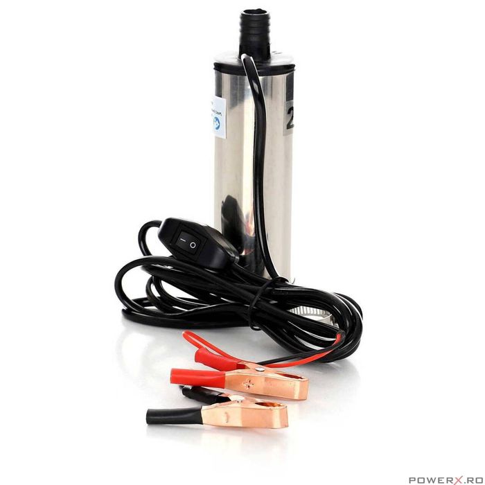 Pompa transfer combustibil 12V, 60W, motorina, lichide, Kraft