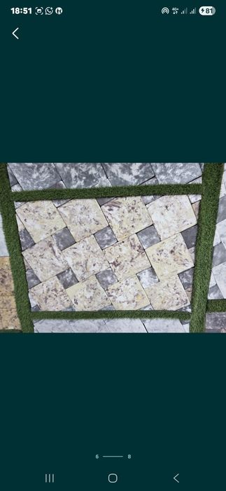 Брусчатка квадрат 20×20 плитка