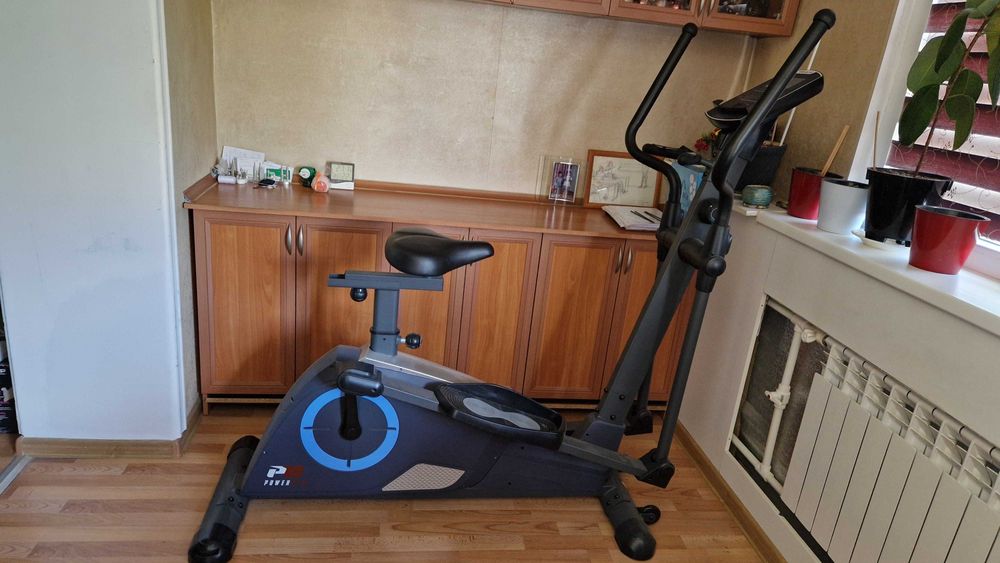 Эллиптический тренажер power gym (велотренажер, лыжи тренажор)
