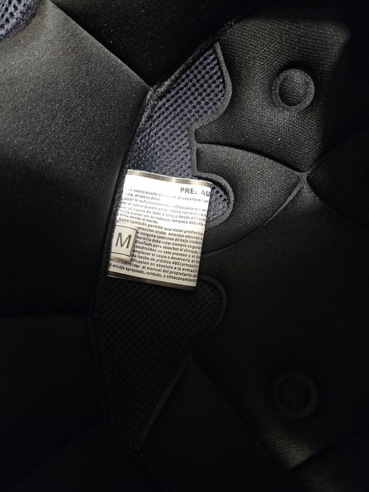 Casca moto , M , neagra , cu viziera