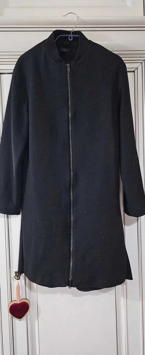 Palton negru COS, din lână