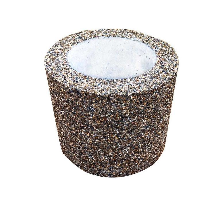 Ghiveci rotund piatra naturala