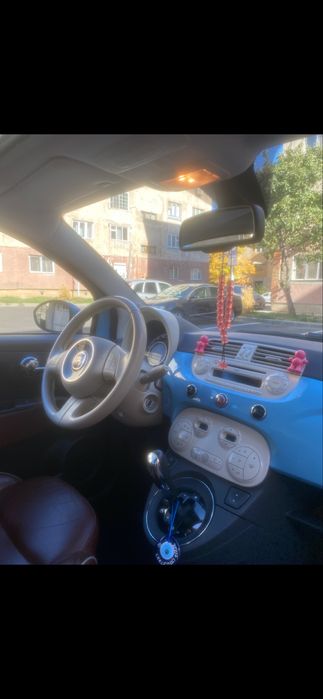 Vand Fiat 500 Albastru Santorini