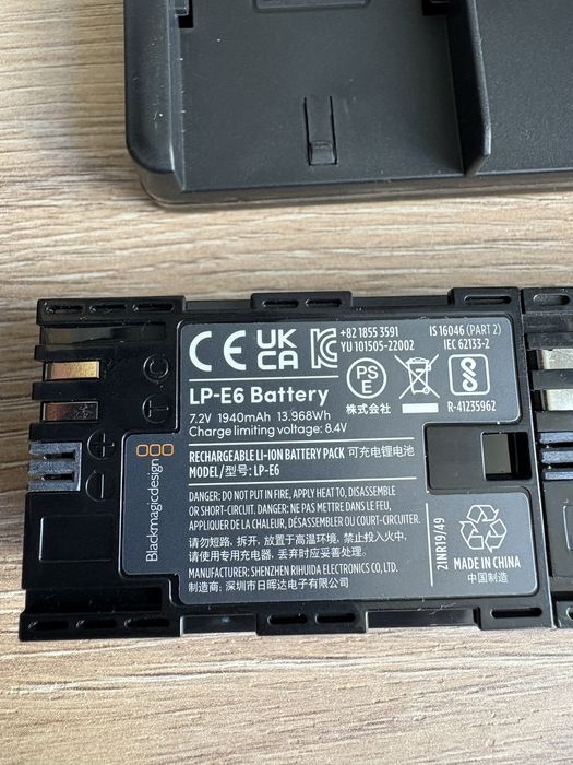 Батерии Canon LP-E6 със зарядно usb Durapro