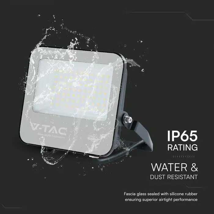 LED Прожектор 50W V-tac с CREE диоди 5740 лумена в 4000к или 6500к- 6 години гаранция