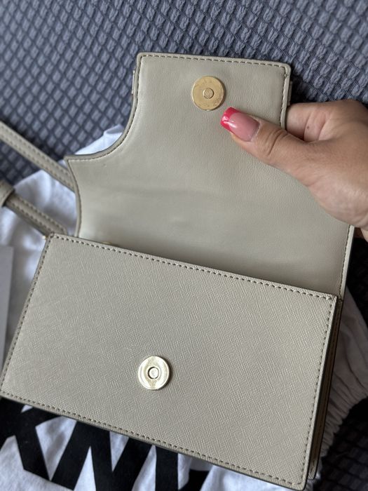 Кожена чанта портмоне DKNY Armani Karl