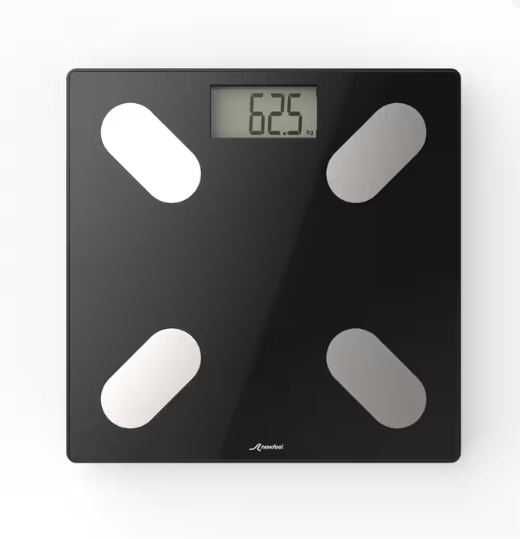 Фитнес везна за измерване на тегло, мазнини, вода и костна маса