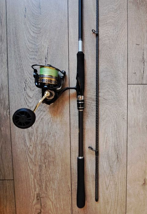 Комплект за морски спининг риболов+калъф.