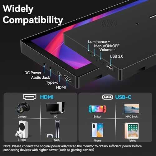 10.3" Touch монитор 1920x720 IPS HDMI USB-C