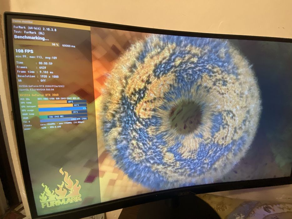 Placa video jocuri GeForce RTX 2060 6gb