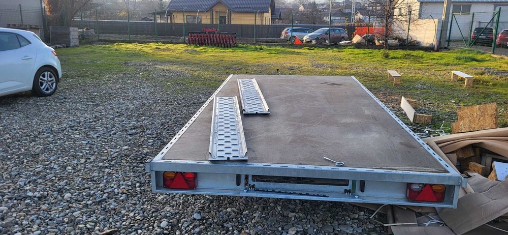 Remorca 750 KG Platforma Plana 4100 MM X 2100 MM - PLATA IN RATE !