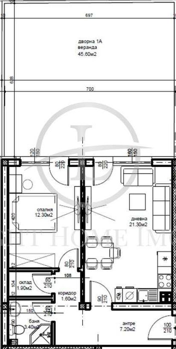 Реф. 2318 Двустаен Партерен Апартамент / кв. Беломорски