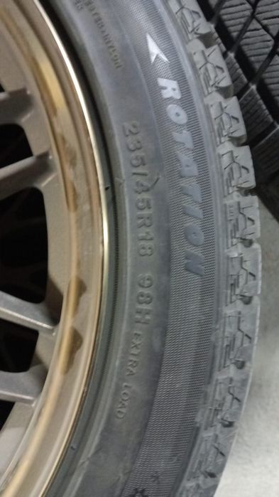 Диск оригинал с зимними шинами