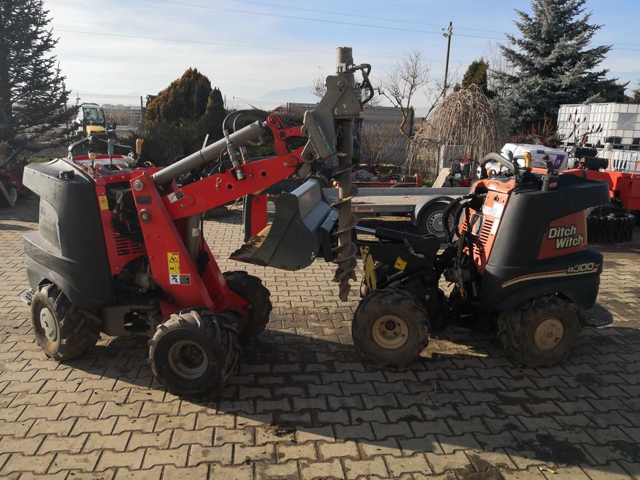 Atasamente pentru utilaje multifuncțional Ditch Witch R300 Zahn - lucrari peisagistice