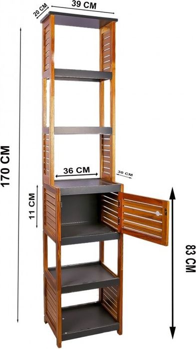 Висока колона за баня от МДФ