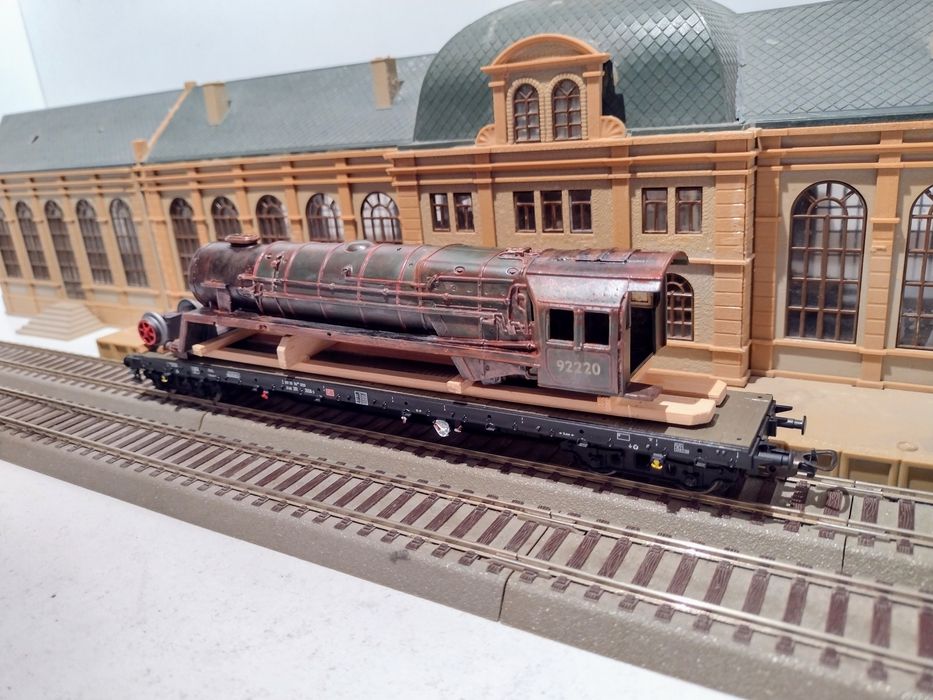 Macheta vagon platforma trenuleț Piko HO