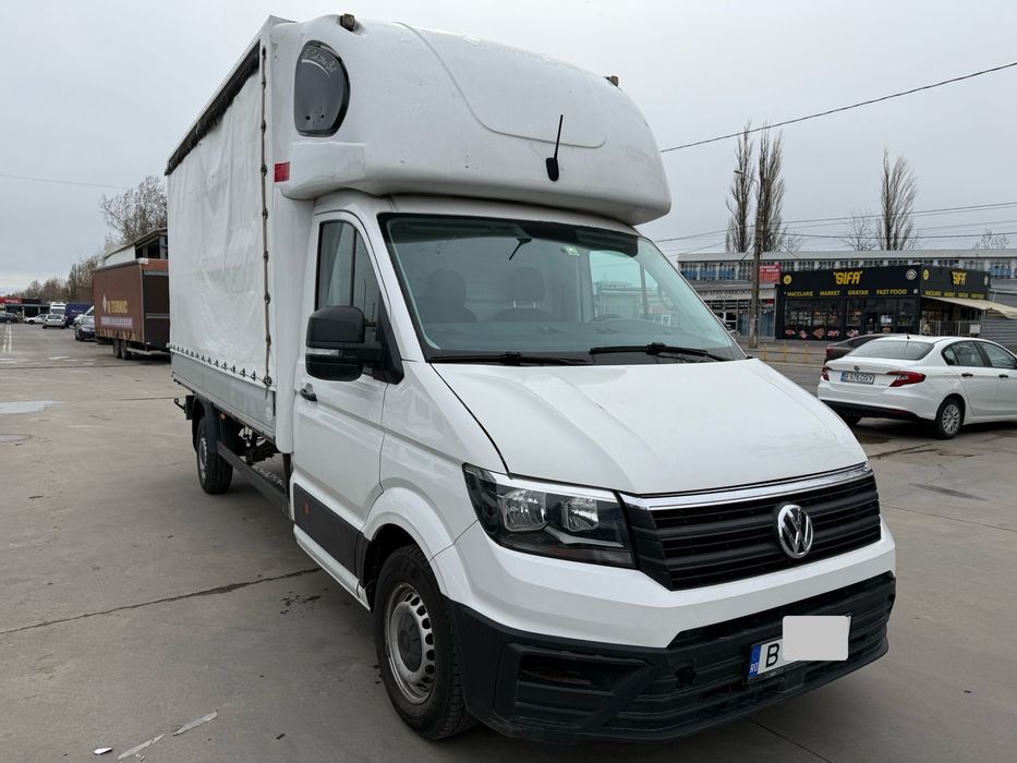 Inchiriez Duba Transport Prelata CUB - Inchirieri Dube Fara Sofer - Rent a Car Autoutilitare VW Crafter 2019 - Minim 5 Zile - Inchiriere Autoutilitara