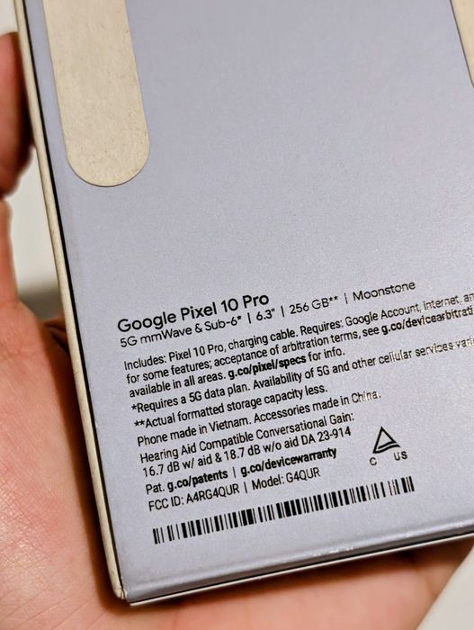 Pixel 10 Pro Moonstone 256gb новый запечатанный
