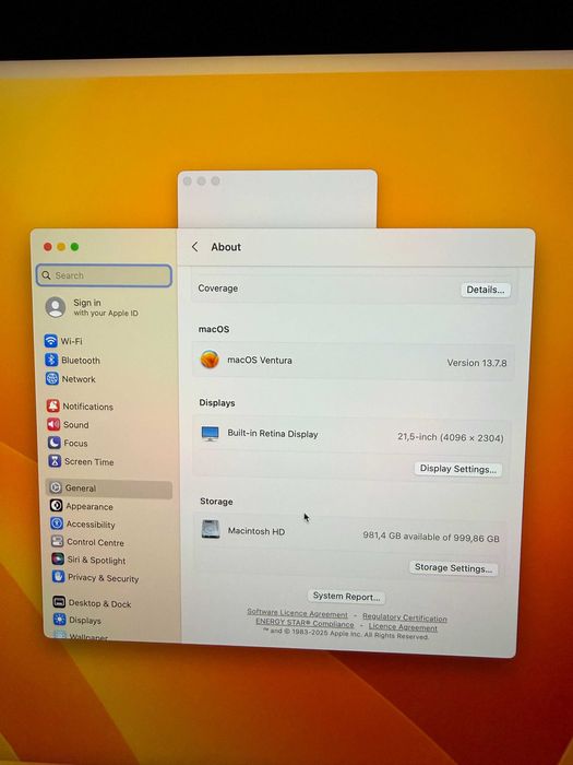 Apple iMac (2017) 21.5 pouces avec écran Retina 4K (MNE02FN/A) · Reconditionné