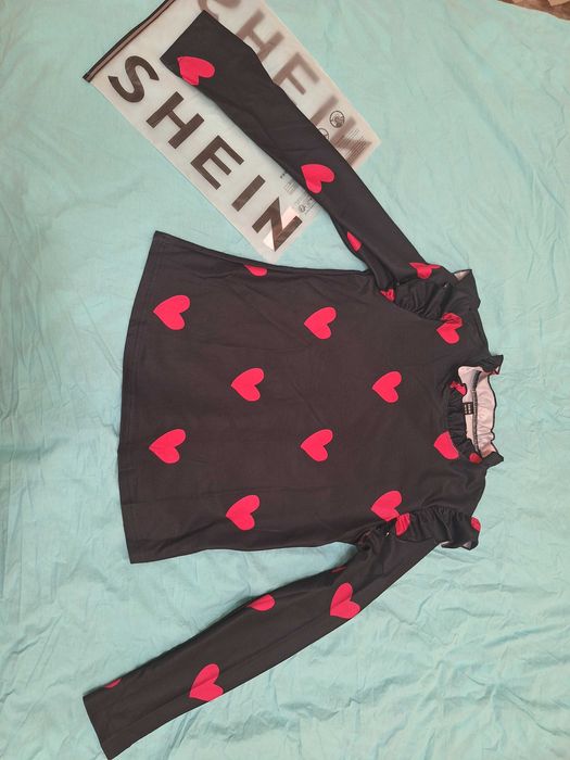 Блуза на сърчица