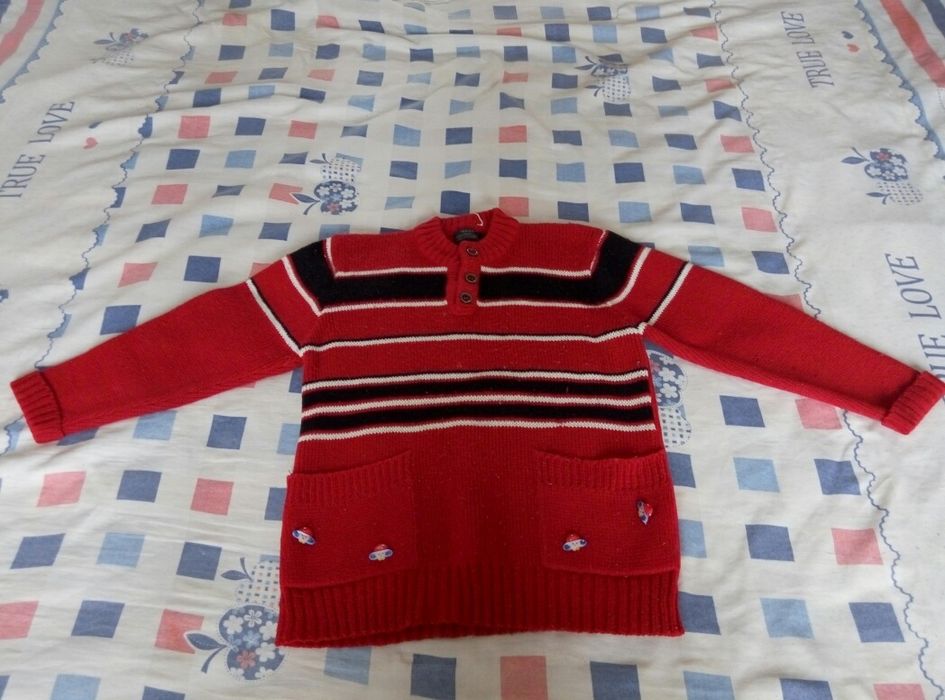 Детский теплый свитер