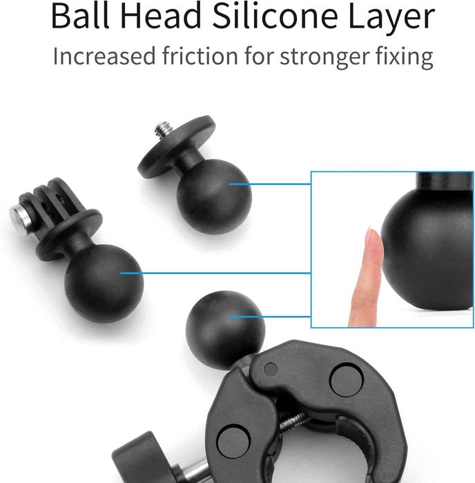 SOONSUN Супер скоба за закрепване с двойни 360° сферични глави