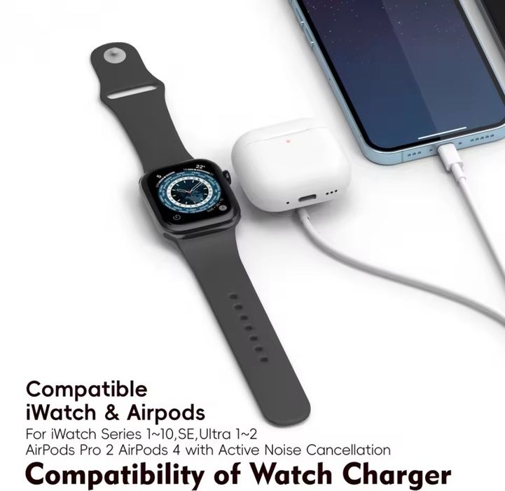 Мултифункционален заряден кабел с 3 различни порта