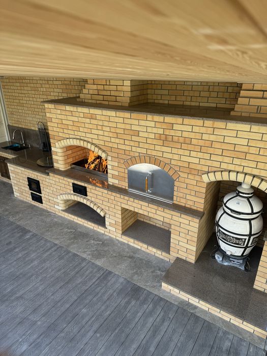 Мангал Казан Барбекю Зона Камин  Беседки Навесы Алматы