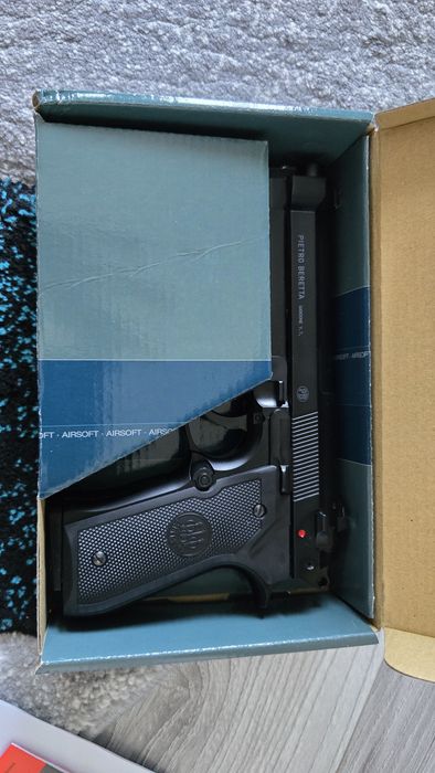 Pistol Airsoft Arc - Bereta M92FS Heavy Metal - manson metal