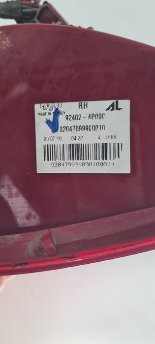 Lampă spate (Stop) dreapta Hyundai i20 2012-2015 92402-4P000