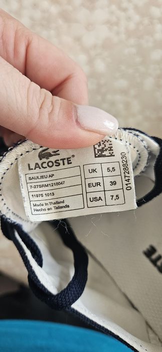 Кецове Lacoste 39 номер