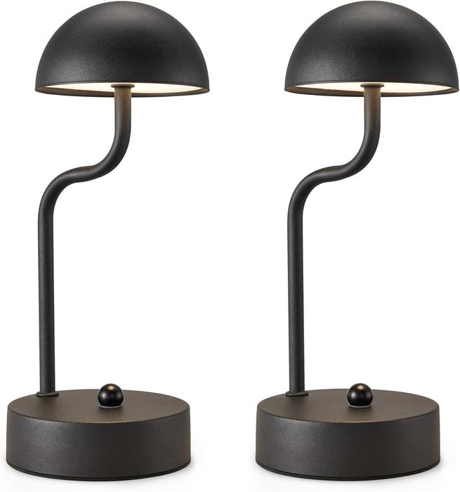 Dreamholder 2 бр. безжична сензорна настолна лампа, LED, 5000 mAh