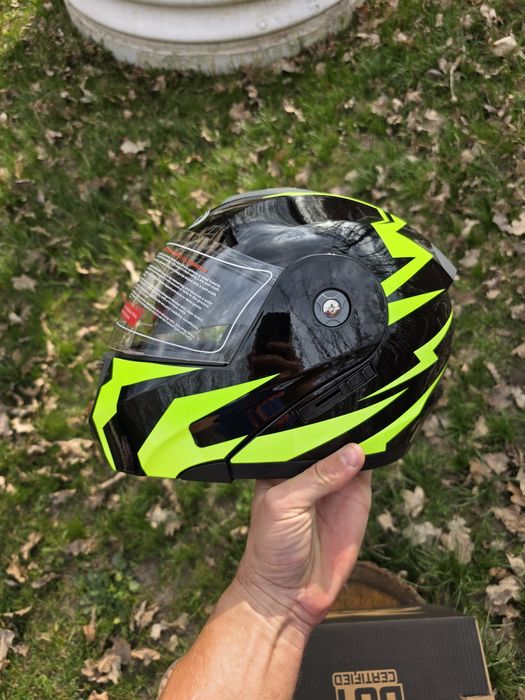 Casca moto atv fip up NOUA NEVA ochelari de soare