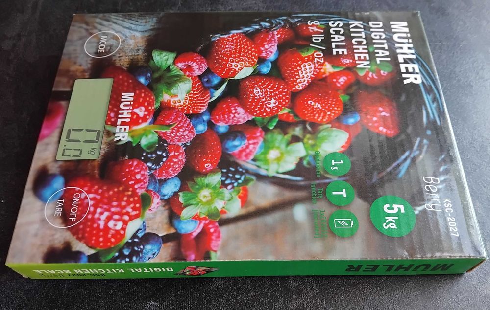Кухненска везна Muhler - KSC-2027, 5 kg, Berry
