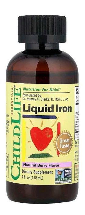 Childlife iron  Жидкий железо для детей