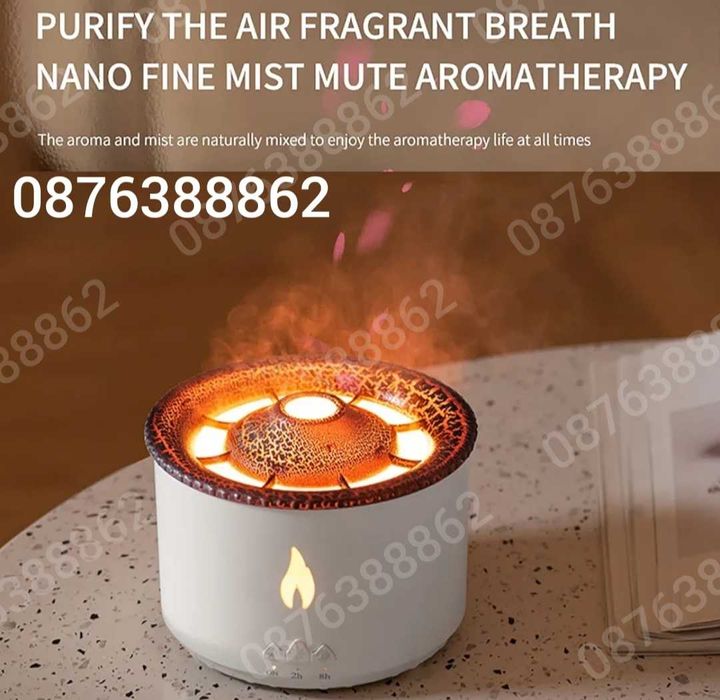 Ултразвуков арома дифузер 360мл овлажнител пулсиращ непрекъснат режим