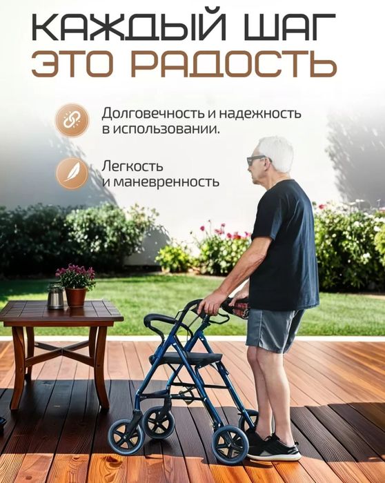 Продам ходунки роллаторы
