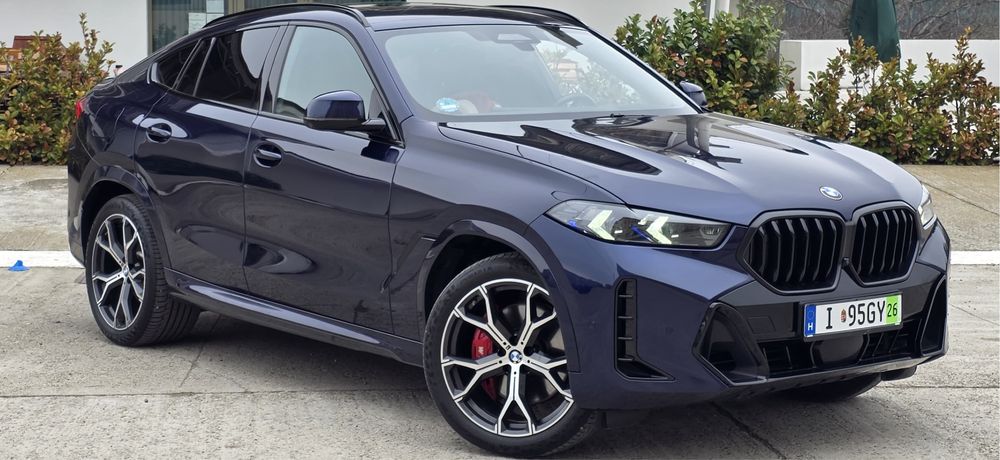 BMW X6 NEW MODEL 2024 3.0 340CP SKYLOUNGE Trapa 360G Incalzire Ventilatie Memorie Distronic Line Side Asist Laser 145000Km Glila Luminata Impecabil