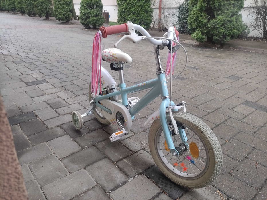 Bicicletă copii cu roți ajutătoare - 14 inch – stare foarte bună