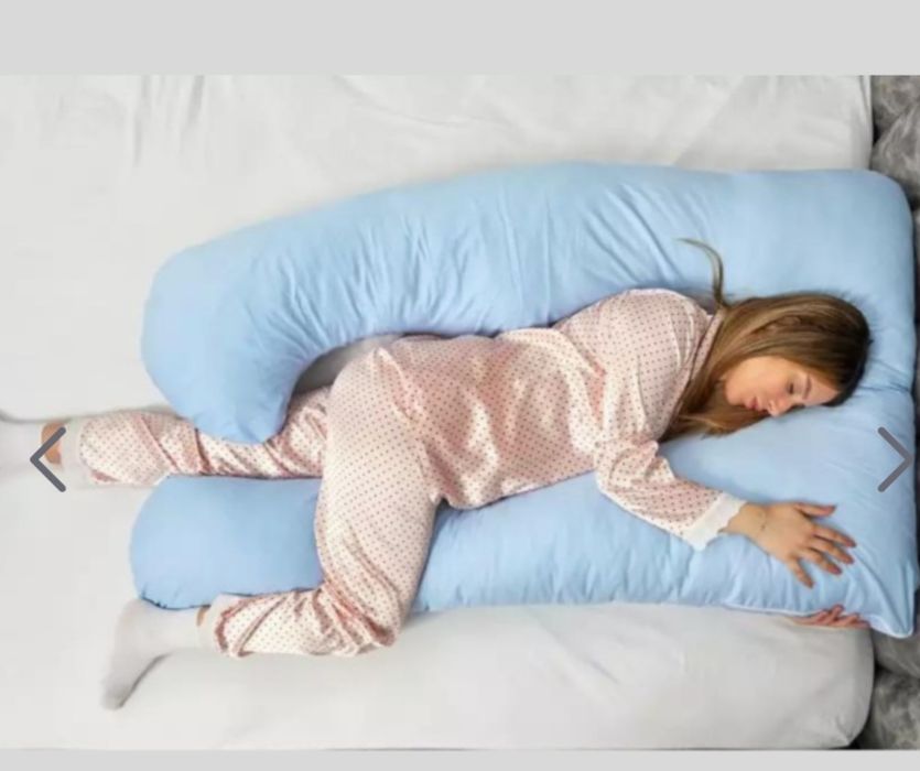 Голяма възглавница за бременни и кърмене