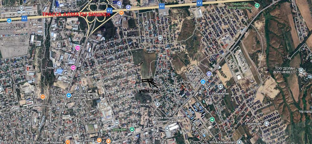 Продам участок в Каскелене 50 соток