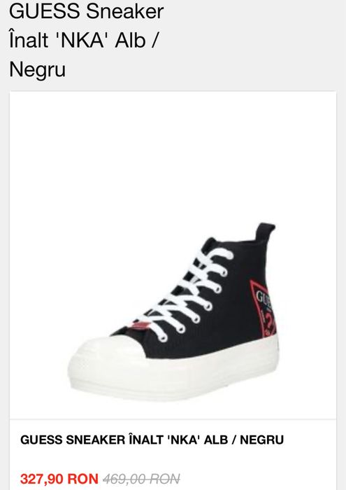 Vand sneakers tenisi Guess