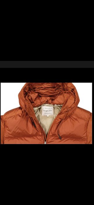 Geaca iarna cu puf, originală GANT,D1 shiny puffer, culoare ocru L -XL