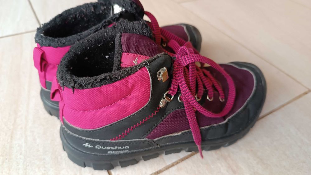 детски обувки ботуши  боти обувки за преходи в сняг Decathlon  № 34