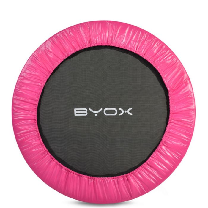 Батут без мрежа Byox 101cm/96cm — розов и син, до 100 кг