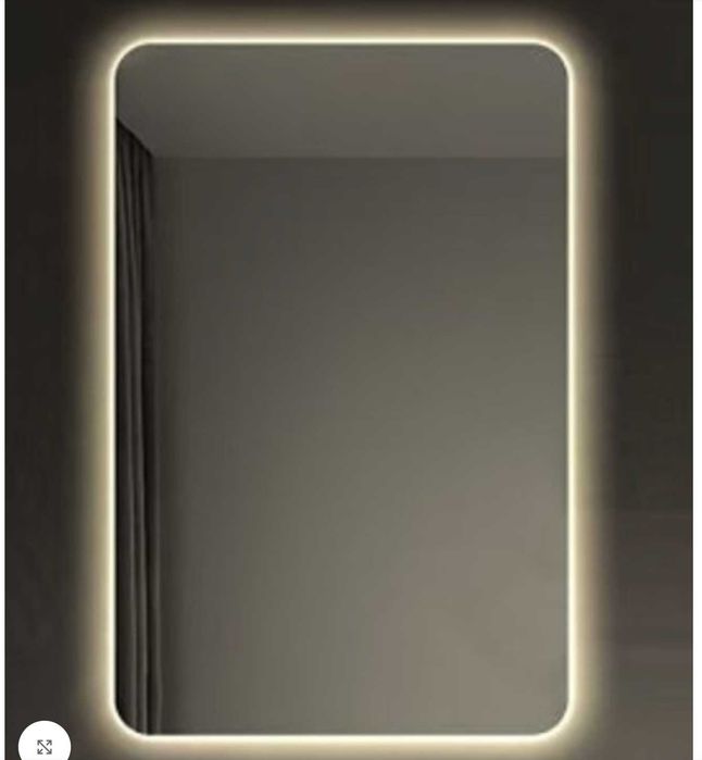 За Баня LED огледало 80*60, touch screen, димиране, anti fog, -  Forma Vita 60/80 с нагревател и димиране – 3 цвята /SM011V/